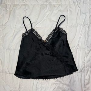 Black Lace Tank Top